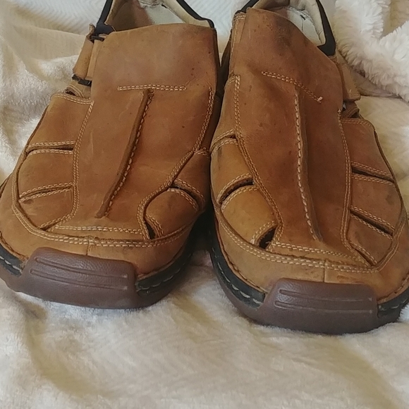 Men's Timberland leather sandals size 15W - Picture 9 of 10